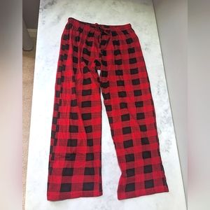 Red & Black Buffalo Check Pajama Pants